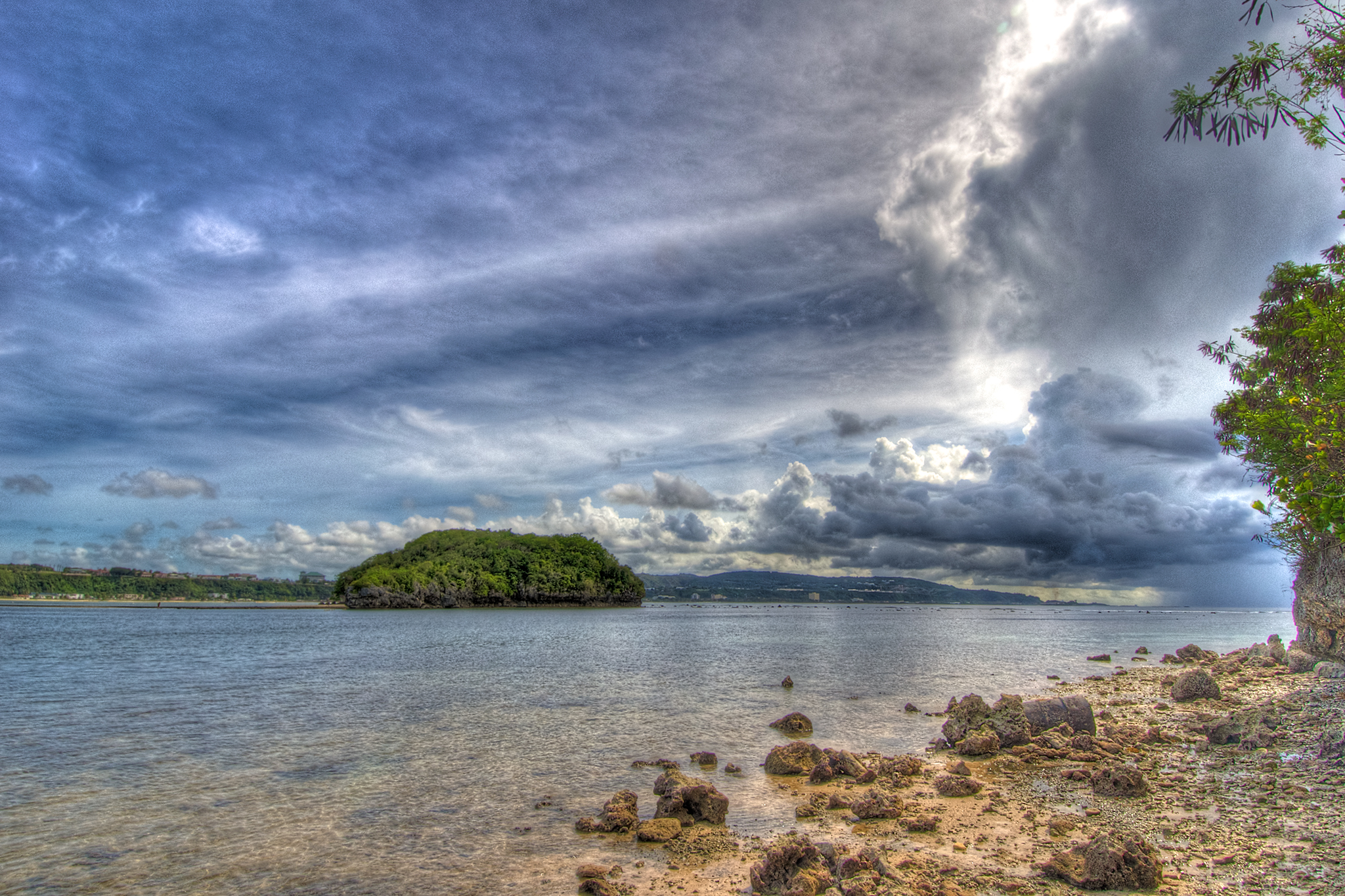 Alupat Island from Shore