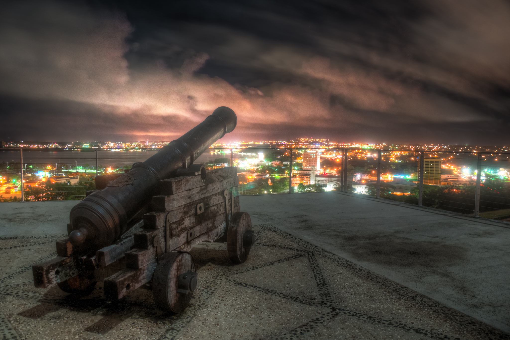 Fort Apugan at Night