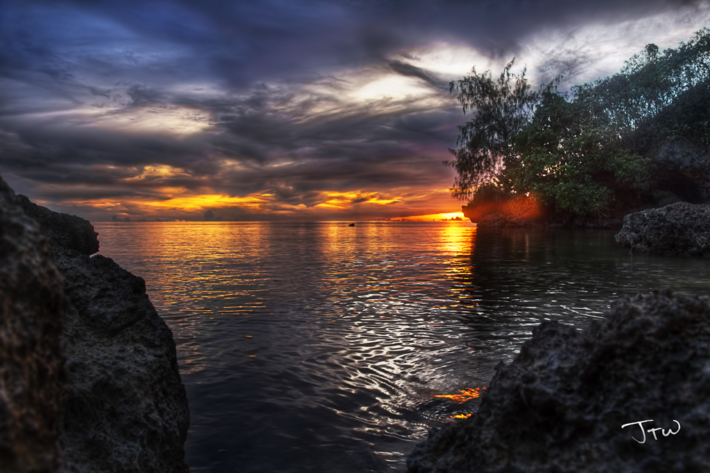 Rizal Beach Sunset