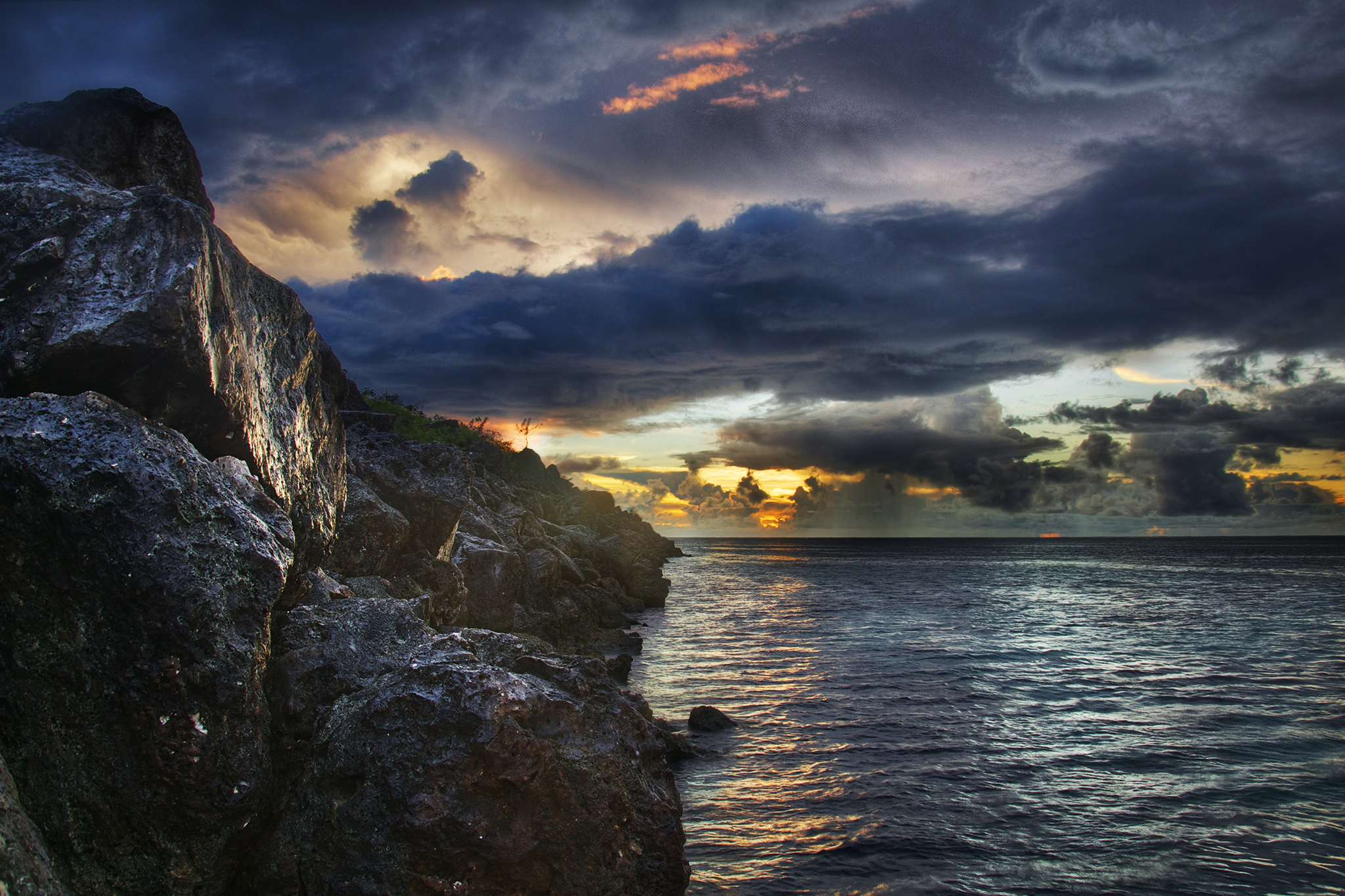 Breakwater Sunset